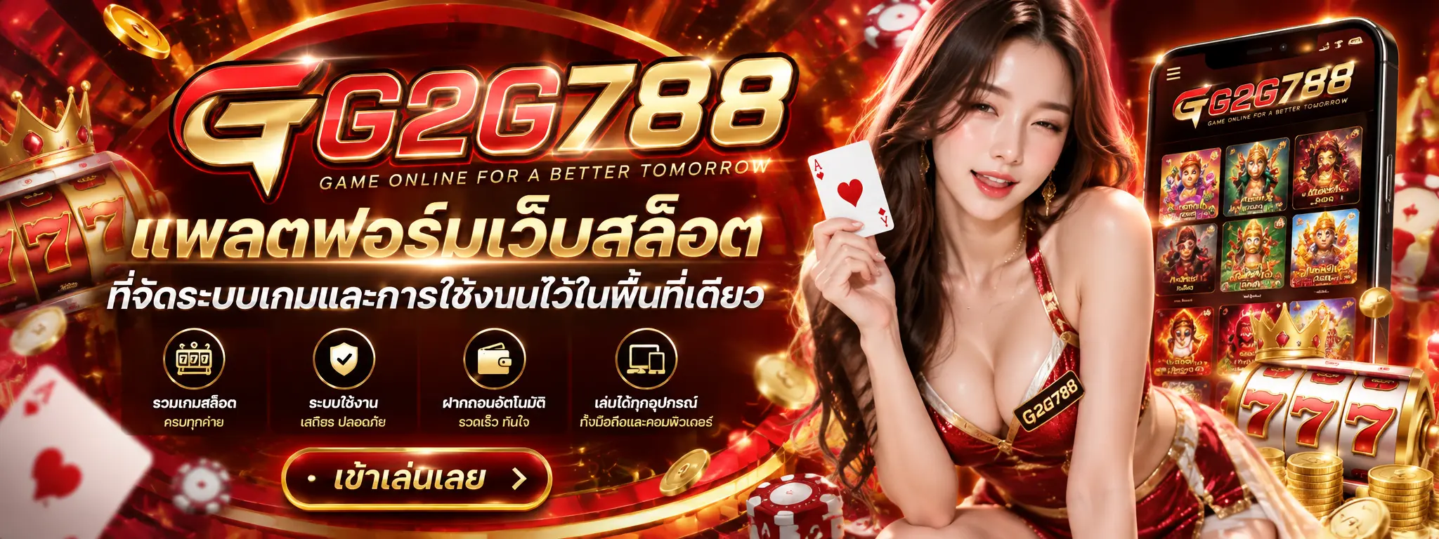 g2g788 แพลตฟอร์มเว็บสล็อตที่จัดระบบเกมและการใช้งานไว้ในพื้นที่เดียว